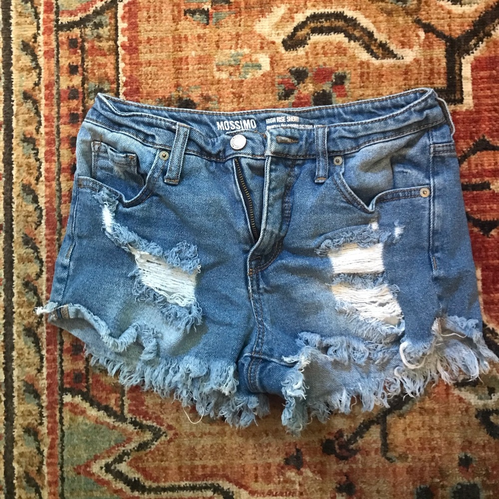 Jean cut off shorts